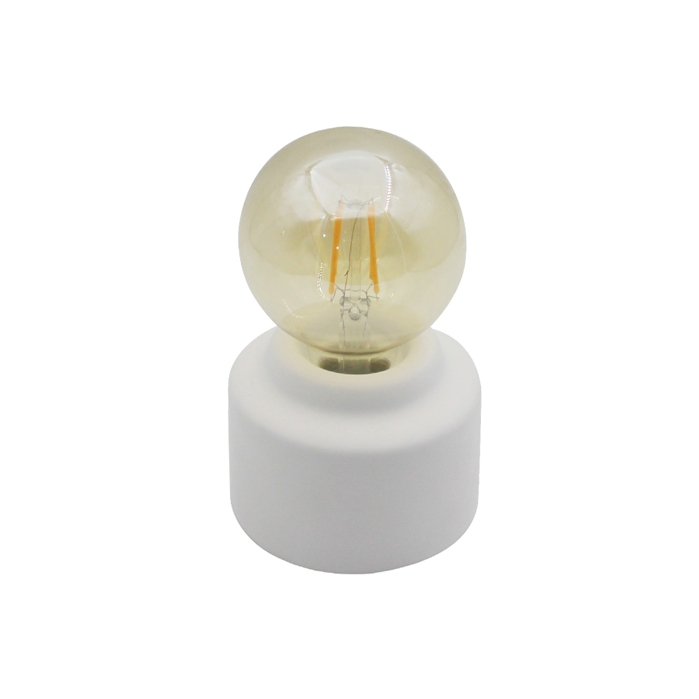 LED cementová základna láhev v ústech světlo