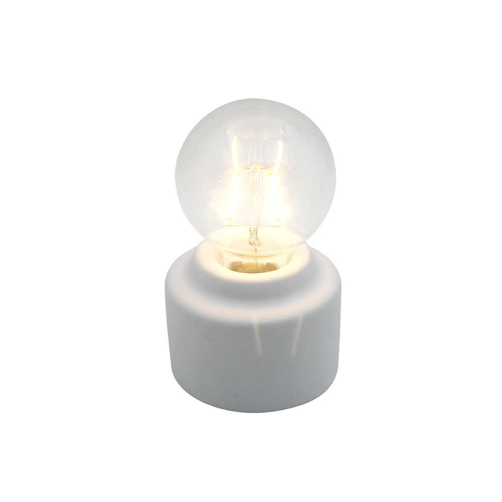 LED cementová základna láhev v ústech světlo