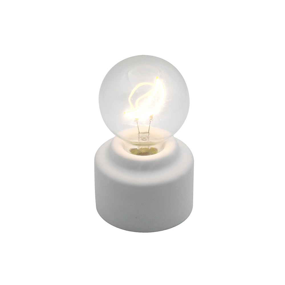 LED cementová základna láhev v ústech světlo