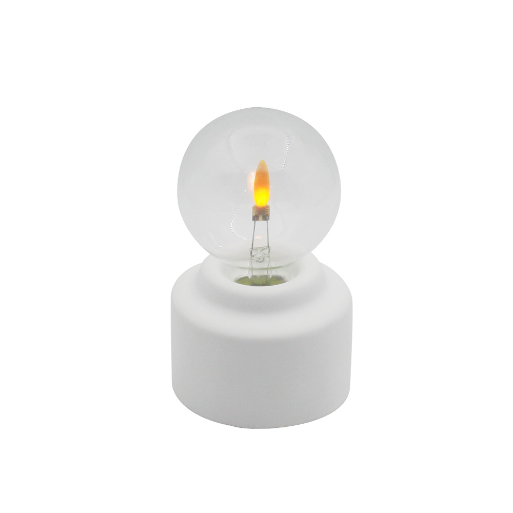 LED cementová základna láhev v ústech světlo